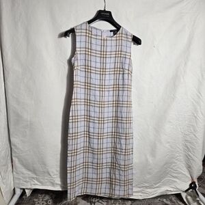 Burberry London Plaid Sleeveless Dress